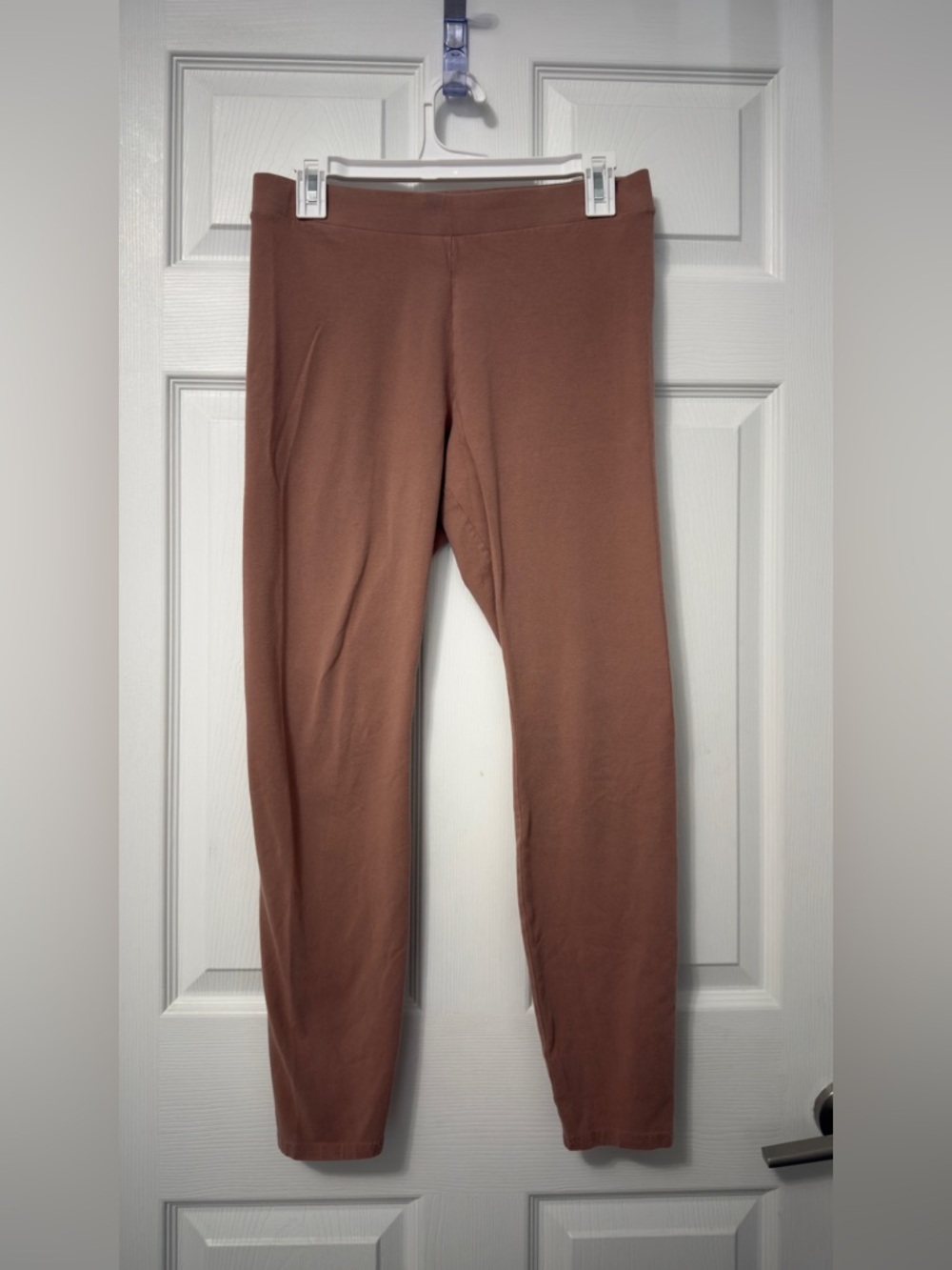 LC Lauren Conrad Mauve-Tan Seamless Leggings
